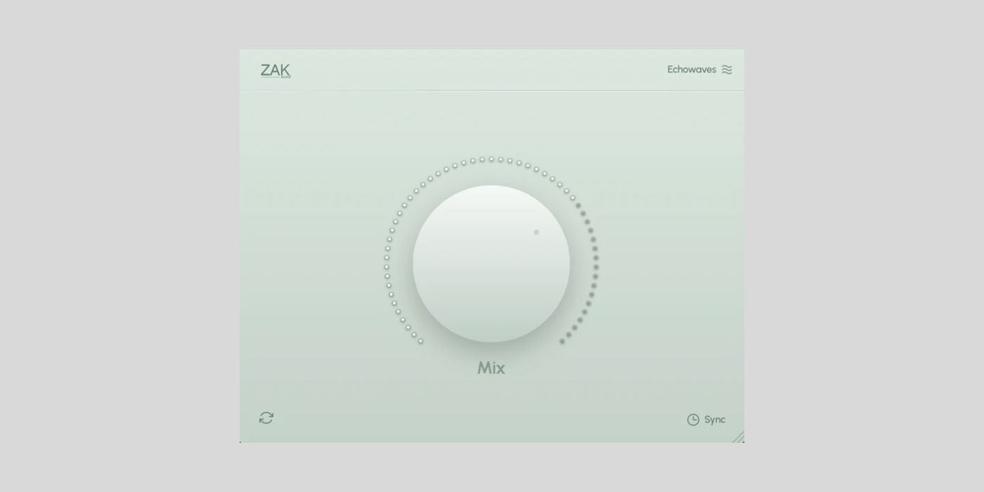 ZAK Sound releases Echowaves, a FREE stereo delay plugin