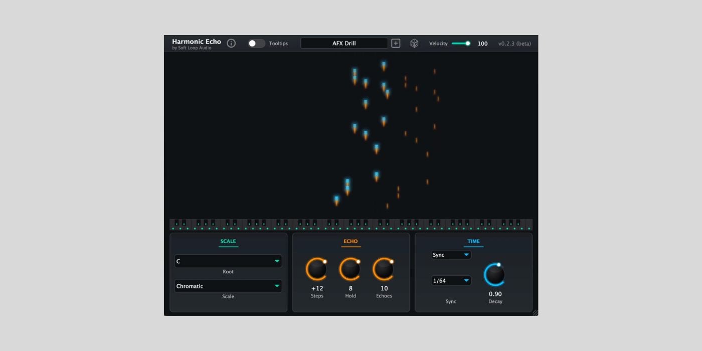 Soft Loop Audio releases FREE Harmonic Echo generative MIDI plugin